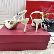 Kitlife Valentino Garavani VLogo Signature Pumps White Patent Leather 80mm - 6