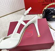Kitlife Valentino Garavani VLogo Signature Pumps White Patent Leather 80mm - 2