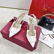 Kitlife Valentino Garavani VLogo Signature Pumps White Patent Leather 80mm - 4