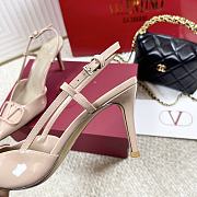 Kitlife Valentino Garavani VLogo Signature Pumps Beige Patent Leather 80mm  - 6