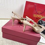 Kitlife Valentino Garavani VLogo Signature Pumps Beige Patent Leather 80mm  - 2