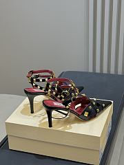 Kitlife Valentino Garavani Studdy Kidskin Pumps Black - 6
