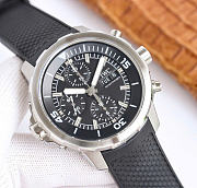 Kitlife IWC Aquatimer Chronograph Watch Black 44mm - 3