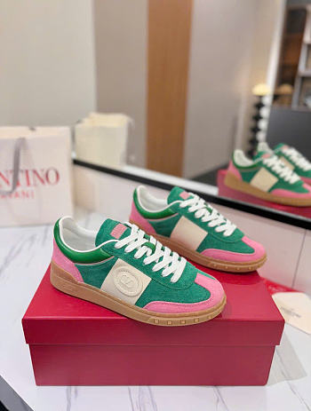 Kitlife Valentino Garavani Upvillage Crosta Sneakers Green & Pink