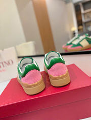 Kitlife Valentino Garavani Upvillage Crosta Sneakers Green & Pink - 3