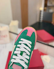 Kitlife Valentino Garavani Upvillage Crosta Sneakers Green & Pink - 6