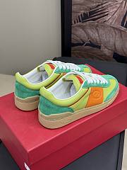 Kitlife Valentino Garavani Upvillage Crosta Sneakers Green & Yellow - 3