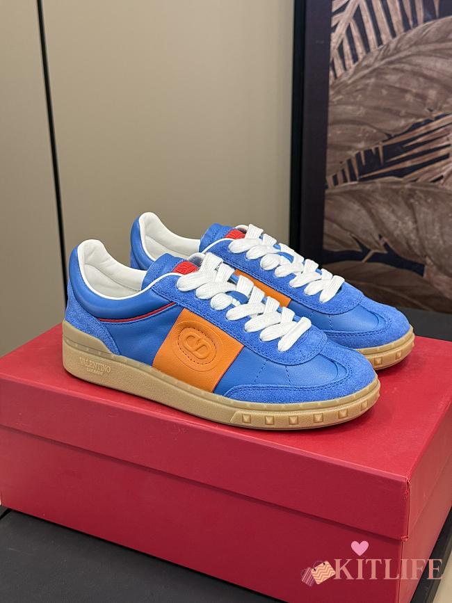 Kitlife Valentino Garavani Upvillage Crosta Sneakers Dark Blue & White  - 1