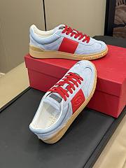 Kitlife Valentino Garavani Upvillage Crosta Sneakers Blue & Red - 4