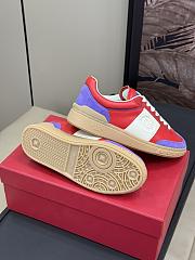 Kitlife Valentino Garavani Upvillage Crosta Sneakers Red & Purple  - 5