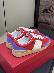 Kitlife Valentino Garavani Upvillage Crosta Sneakers Red & Purple  - 2