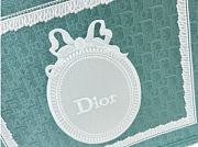 Kitlife Dior Medium Book Tote with Strap Celestial Green Oblique Embroidery with White Lace and Dior Médaillon 36x27.5x16.5cm  - 3