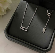 Kitlife Messika Move Uno Pave Diamond Necklace in Silver / Gold  - 6