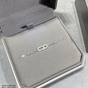 Kitlife Messika Move Uno Pave Diamond Bracelet in Silver / Gold - 1