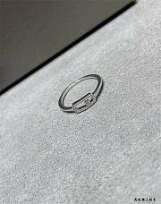 Kitlife Messika Move Uno Pave Diamond Ring in Silver / Gold  - 6