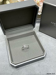 Kitlife Messika Move Uno Pave Diamond Ring in Silver / Gold  - 5