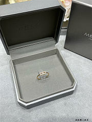 Kitlife Messika Move Uno Pave Diamond Ring in Silver / Gold  - 2