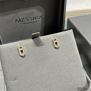 Kitlife Messika Move Uno Pave Diamond Earrings in Silver / Gold  - 4