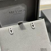 Kitlife Messika Move Uno Pave Diamond Earrings in Silver / Gold  - 3