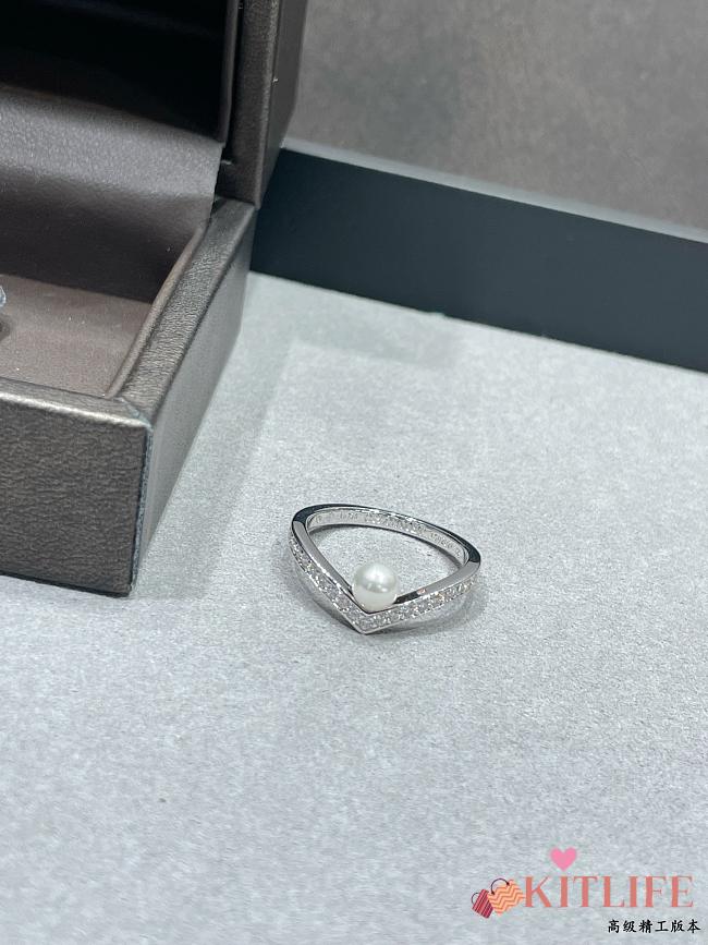Kitlife Chaumet Joséphine Aigrette de Pearls Diamond Ring - 1