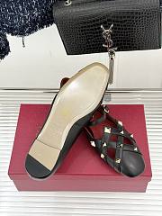Kitlife Valentino Garavani Studdy Rockstud Ballet Flats Black - 3