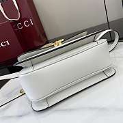 Kitlife Gucci Siena Small Top Handle Bag White 855536 25.5x16x9cm - 4