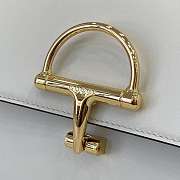 Kitlife Gucci Siena Small Top Handle Bag White 855536 25.5x16x9cm - 2