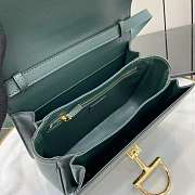 Kitlife Gucci Siena Small Top Handle Bag Green 855536 25.5x16x9cm  - 5