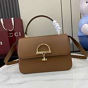 Kitlife Gucci Siena Small Top Handle Bag Brown 855536 25.5x16x9cm  - 1
