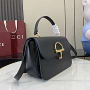 Kitlife Gucci Siena Small Top Handle Bag Black 855536 25.5x16x9cm  - 6