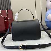Kitlife Gucci Siena Small Top Handle Bag Black 855536 25.5x16x9cm  - 5