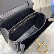 Kitlife Gucci Siena Small Top Handle Bag Black 855536 25.5x16x9cm  - 2