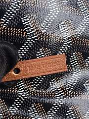 Kitlife Goyard Mini Bohème Hobo Goyardine Canvas Black & Brown Bag 120250 26x11x22cm - 3