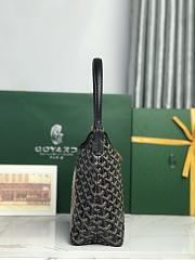 Kitlife Goyard Mini Bohème Hobo Goyardine Canvas Black Bag 120250 26x11x22cm  - 6