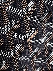 Kitlife Goyard Mini Bohème Hobo Goyardine Canvas Black Bag 120250 26x11x22cm  - 5