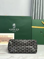 Kitlife Goyard Mini Bohème Hobo Goyardine Canvas Black Bag 120250 26x11x22cm  - 3