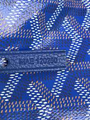 Kitlife Goyard Mini Bohème Hobo Goyardine Canvas Blue Bag 120250 26x11x22cm  - 5