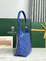 Kitlife Goyard Mini Bohème Hobo Goyardine Canvas Blue Bag 120250 26x11x22cm  - 2