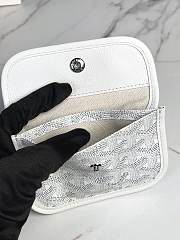 Kitlife Goyard Mini Bohème Hobo Goyardine Canvas White Bag 120250 26x11x22cm  - 6