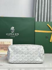 Kitlife Goyard Mini Bohème Hobo Goyardine Canvas White Bag 120250 26x11x22cm  - 2