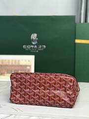 Kitlife Goyard Mini Bohème Hobo Goyardine Canvas Red Bag 120250 26x11x22cm  - 6