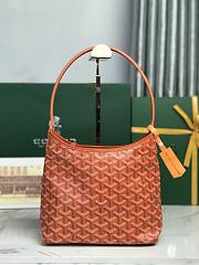 Kitlife Goyard Mini Bohème Hobo Goyardine Canvas Orange Bag 120250 26x11x22cm - 3