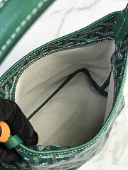 Kitlife Goyard Mini Bohème Hobo Goyardine Canvas Green Bag 120250 26x11x22cm  - 5
