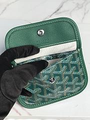 Kitlife Goyard Mini Bohème Hobo Goyardine Canvas Green Bag 120250 26x11x22cm  - 3