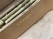 Kitlife Chanel Vanity Case Braided Rattan & Gold-Tone Metal Beige AS5993 11.5x19.5x11cm - 2