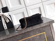 Kitlife Chanel Clutch With Chain Black Tweed, Imitation Pearls & Gold-Tone Metal AP4975 10.5x15x5.5cm - 5