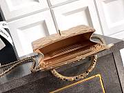 Kitlife Chanel Clutch With Chain Gold Calfskin, Imitation Pearls & Gold-Tone Metal AP4975 10.5x15x5.5cm - 4