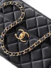 Kitlife Chanel Clutch With Chain Black Calfskin, Imitation Pearls & Gold-Tone Metal AP4975 10.5x15x5.5cm  - 6