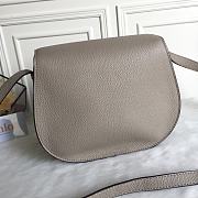 Kitlife Chloe Marcie Crossbody Bag in Grey Calfskin 24x20x10cm - 6