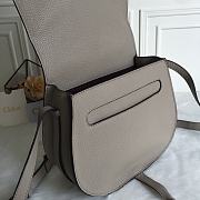 Kitlife Chloe Marcie Crossbody Bag in Grey Calfskin 24x20x10cm - 5